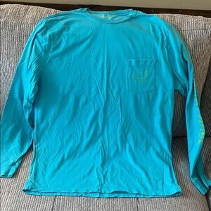 Vineyard Vines Turquoise Crew Neck Tee